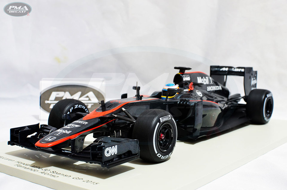 FERNANDO ALONSO 2015 MCLAREN MP4-30 1:18